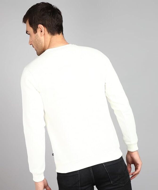 Men's Sweatshirt White - Image 3