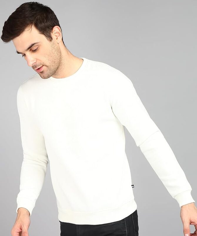 Men's Sweatshirt White - Image 2