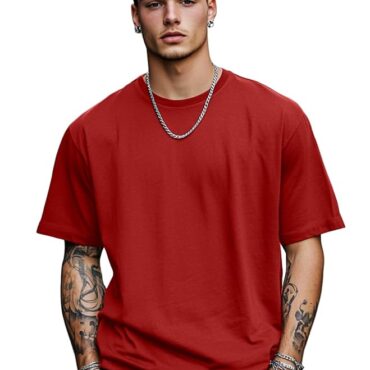 Men's Oversized Tshirt Red