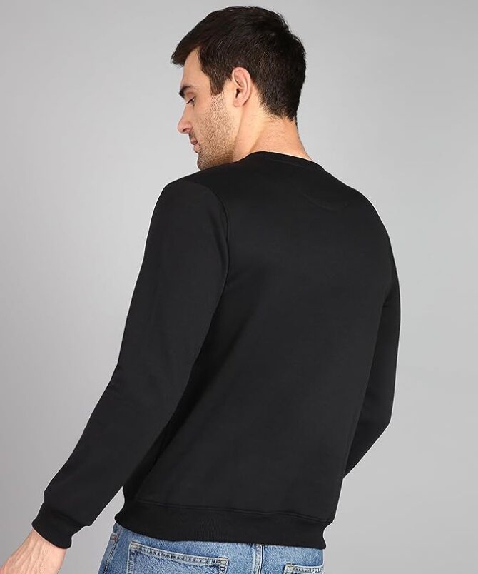 Men's Sweatshirt Black - Image 4