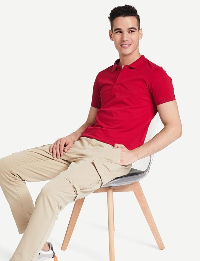 Polo Tshirt Red - Image 3