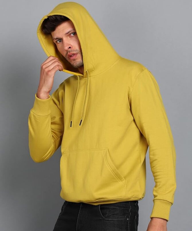 Hoodie Men's Yellow - Image 4