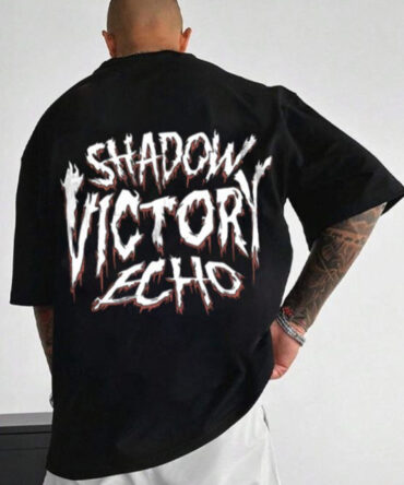 Shadow Victory -163 Men’s Oversized Tshirt Black