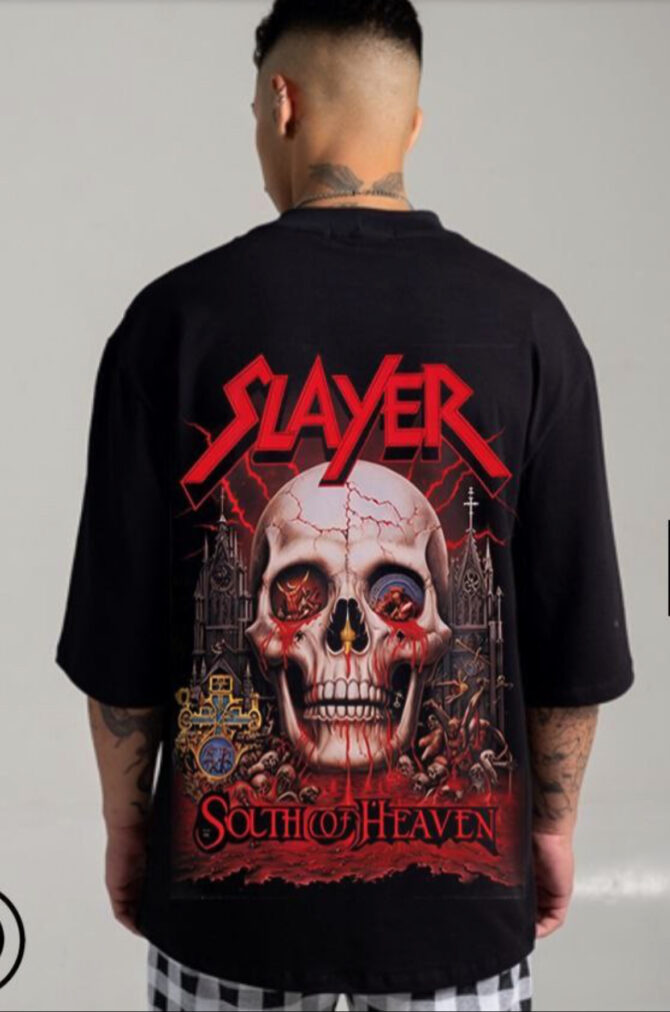 Slayer south of heaven - 135 Men’s Oversized Tshirt black