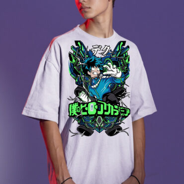 Animie_v4_01 Men’s Oversized Tshirt white
