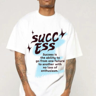 Success -Men’s Oversized Tshirt White