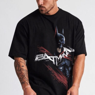 Batman -Men’s Oversized Tshirt Black