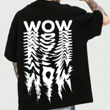 WOH-Men’s Oversized Tshirt Black