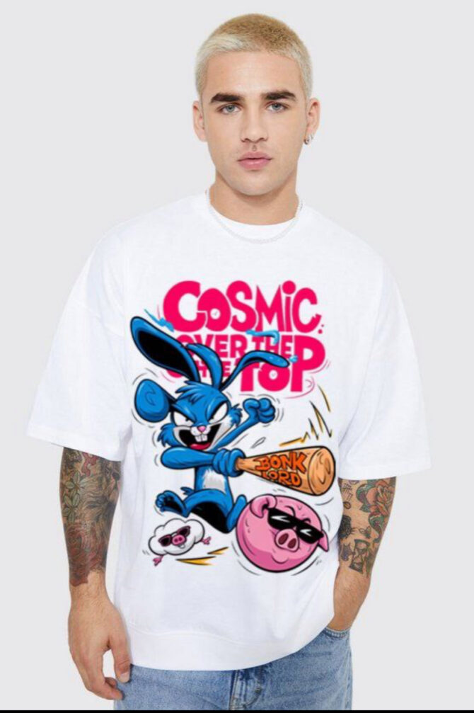 Cosmic - Oversized Tshirt Black