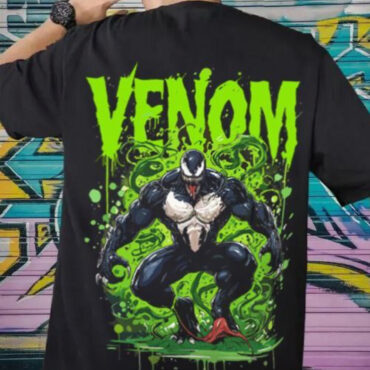 venom –  Men’s Oversized Tshirt Black