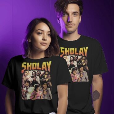 Sholay – Half-Sleeve T-shirt Black