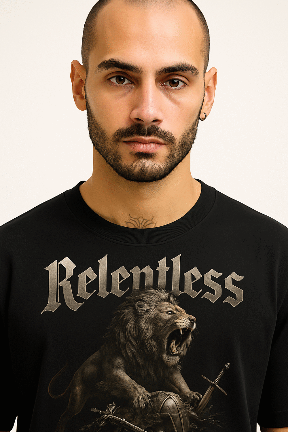 Premium Oversized T-Shirt | 260 GSM Heavyweight | 100% Cotton Bio-Wash | Streetwear Fit - Image 4