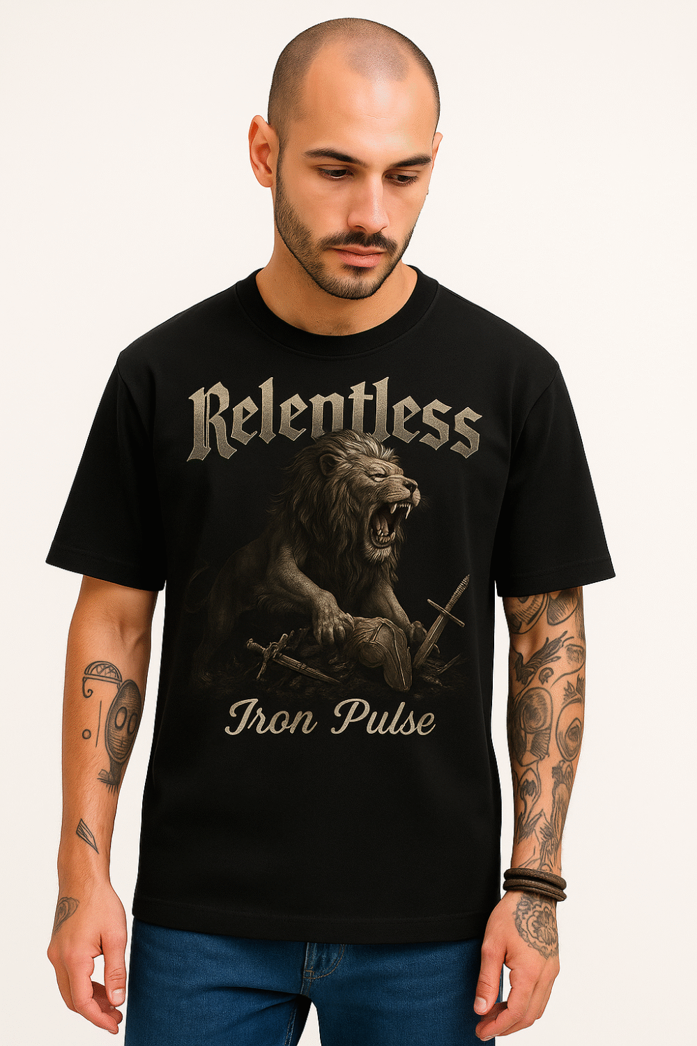 Premium Oversized T-Shirt | 260 GSM Heavyweight | 100% Cotton Bio-Wash | Streetwear Fit - Image 6