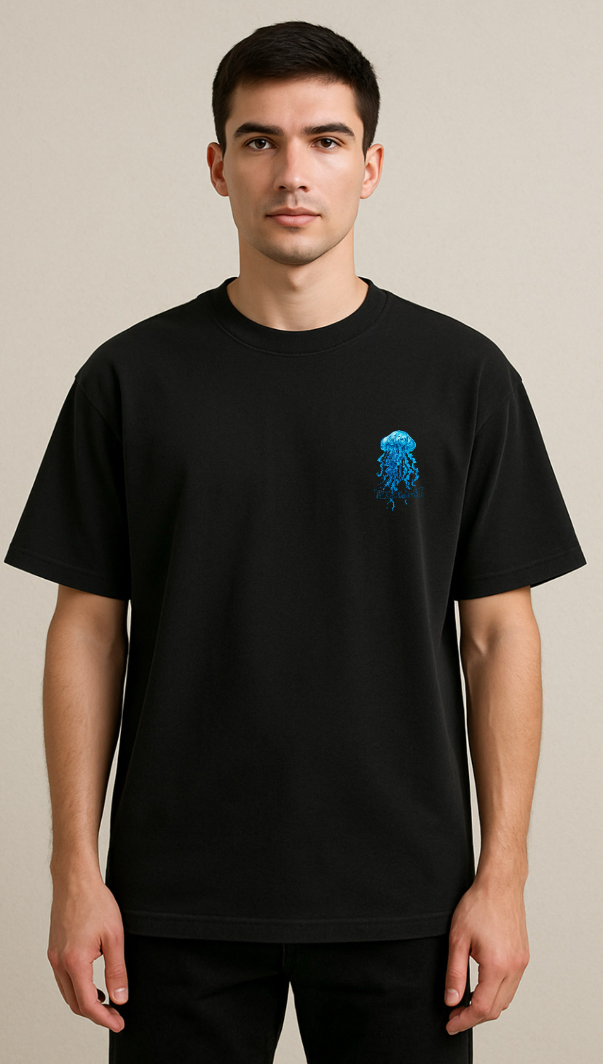 Hydro Mirage Jellyfish Graphic Tee – Black