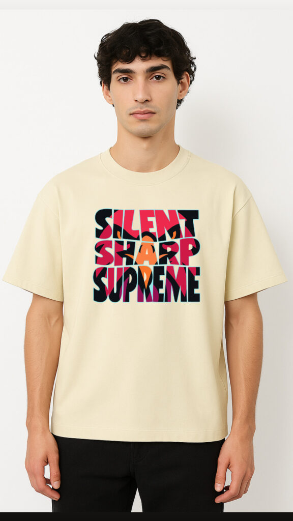 Silent Sharp Supreme Oversized T-Shirt