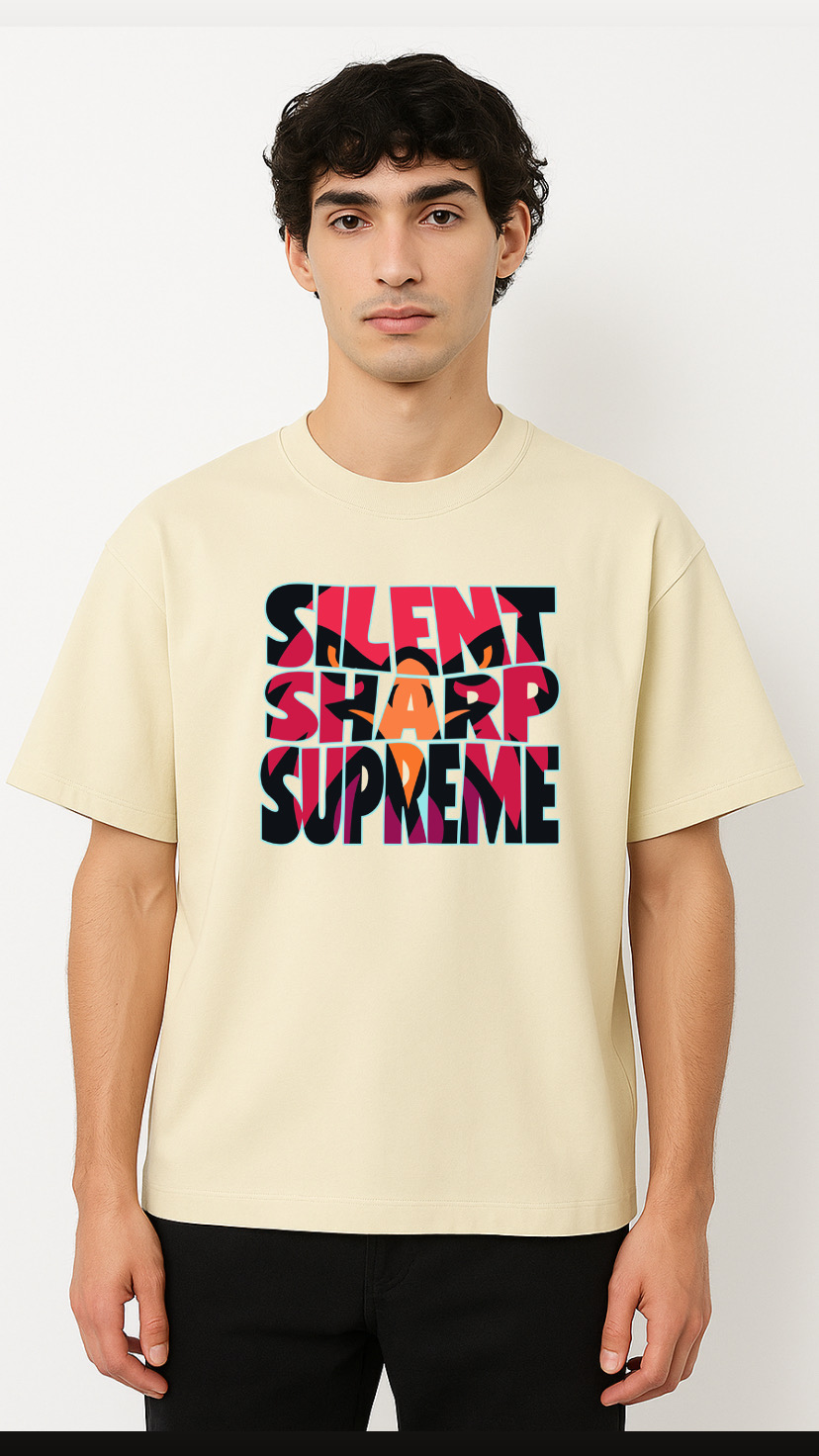 Silent Sharp Supreme Oversized T-Shirt